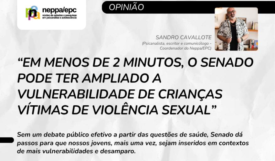 [Opinião] Em menos de 2 minutos, o Senado pode ter ampliado a vulnerabilidade de crianças vítimas de violência sexual